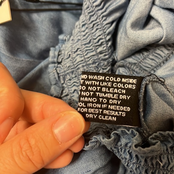 New $198 Walter Baker Kaiser Jumpsuit medium wash size S - Picture 11 of 11